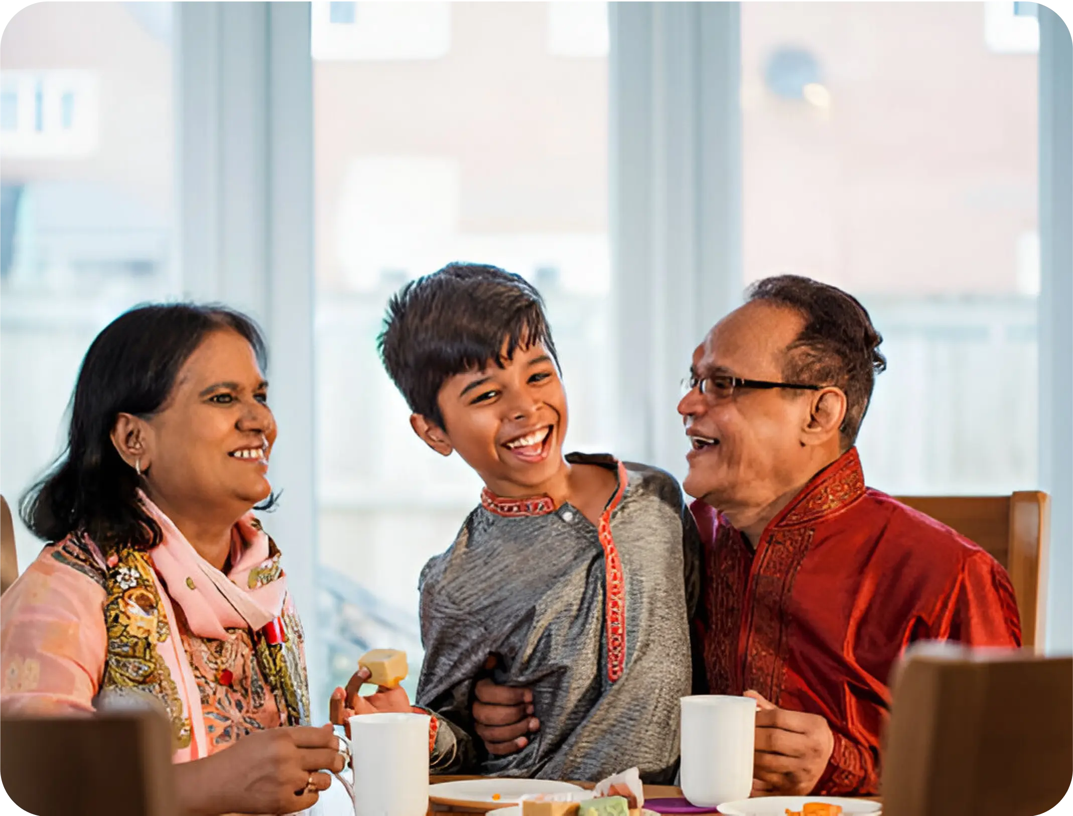 man in the restaurant