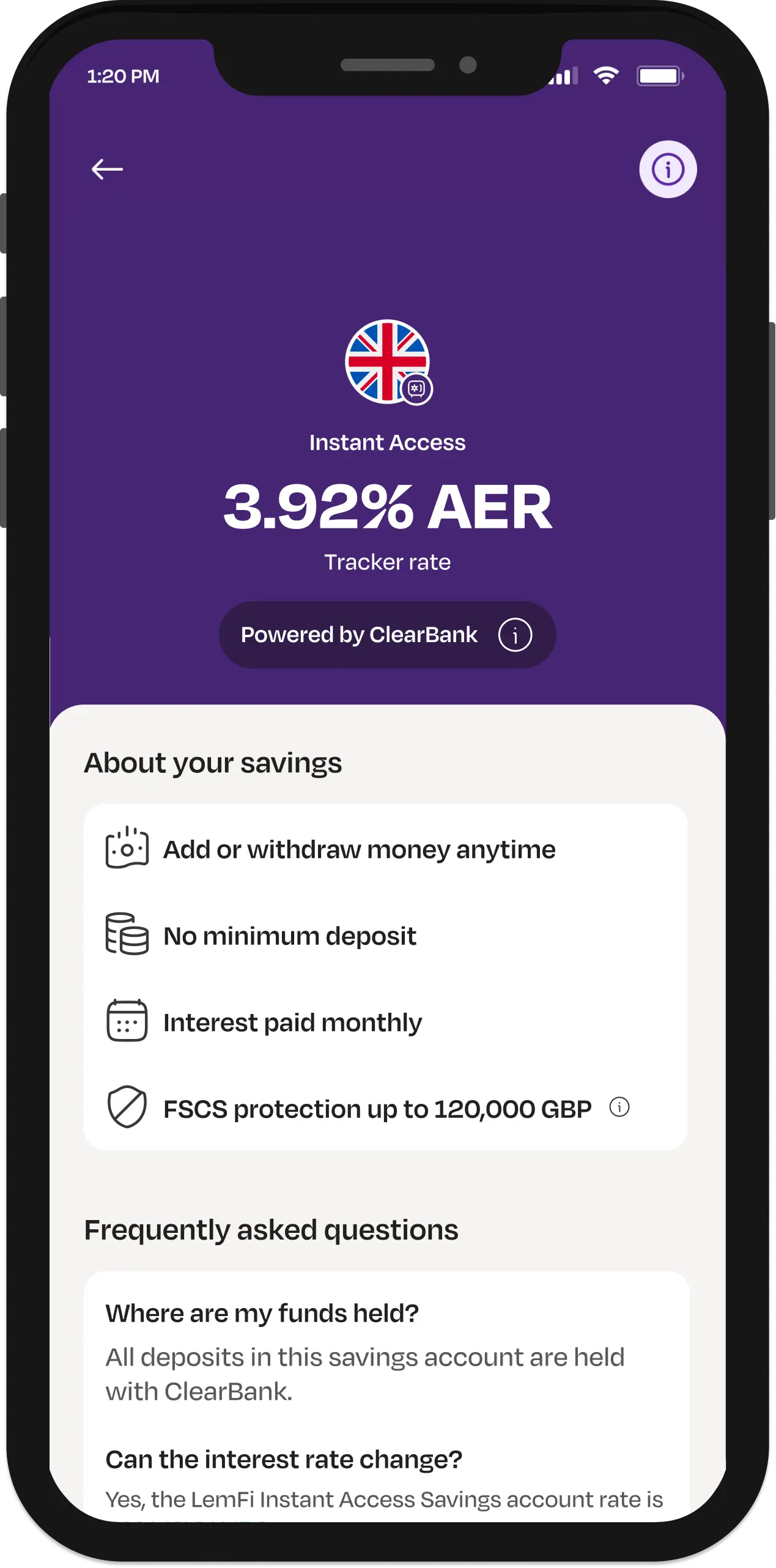 LemFi mobile app home page, send money page and visa card