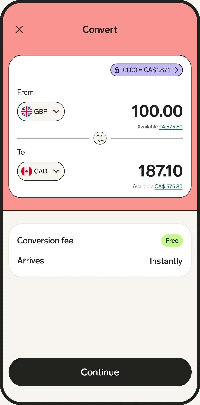 Convert money